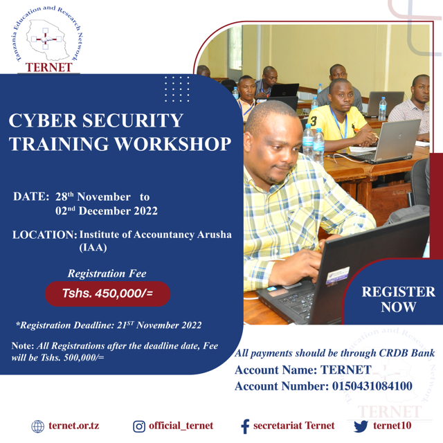 CYBER SECURITY TRAINING WORKSHOP
